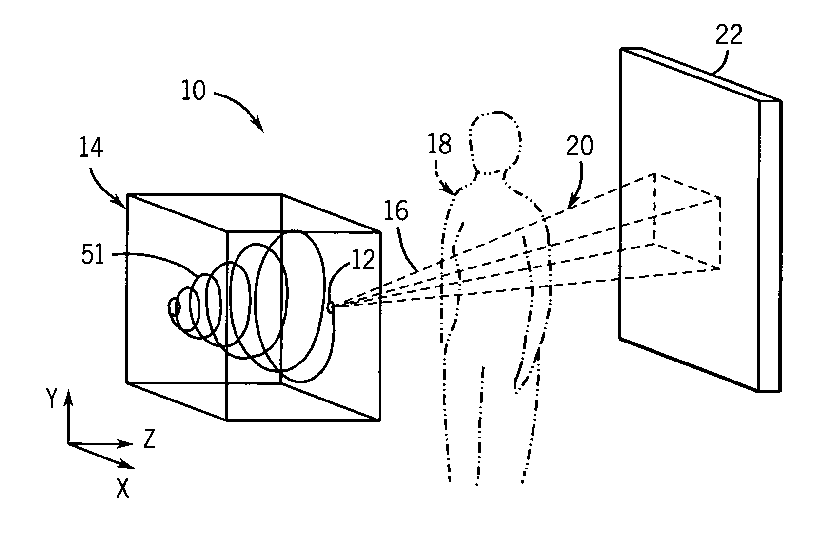 Method and system for imaging a volume using a three-dimensional spiral scan trajectory