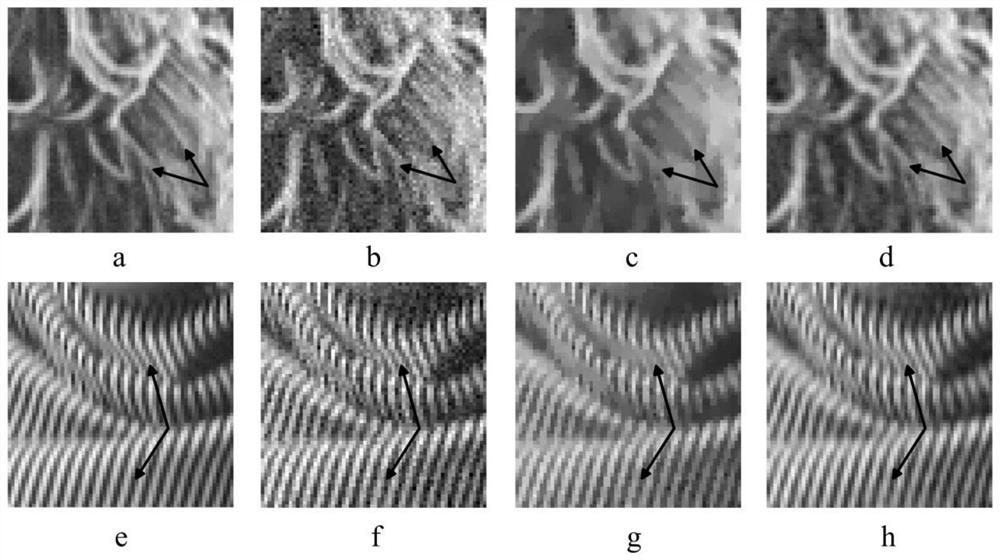 Anisotropic multi-directional total variation image denoising method and device