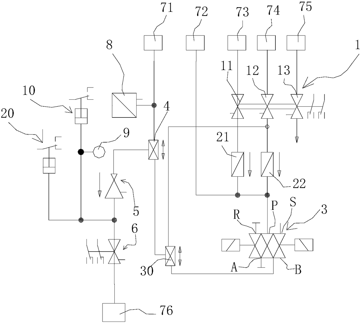 A parking brake control unit with remote release function