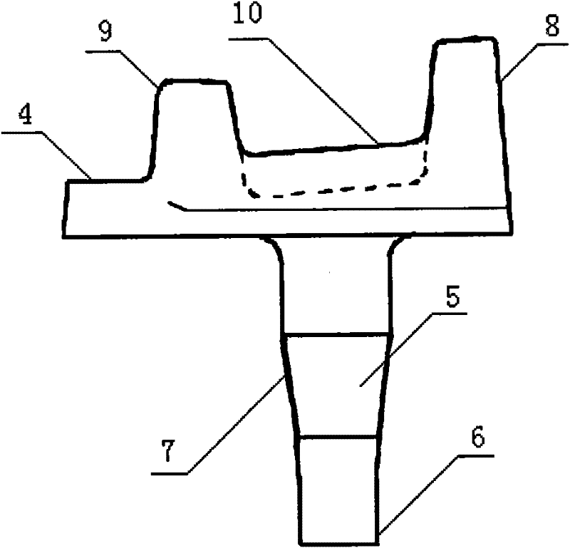 Closed forging technique for steering knuckle