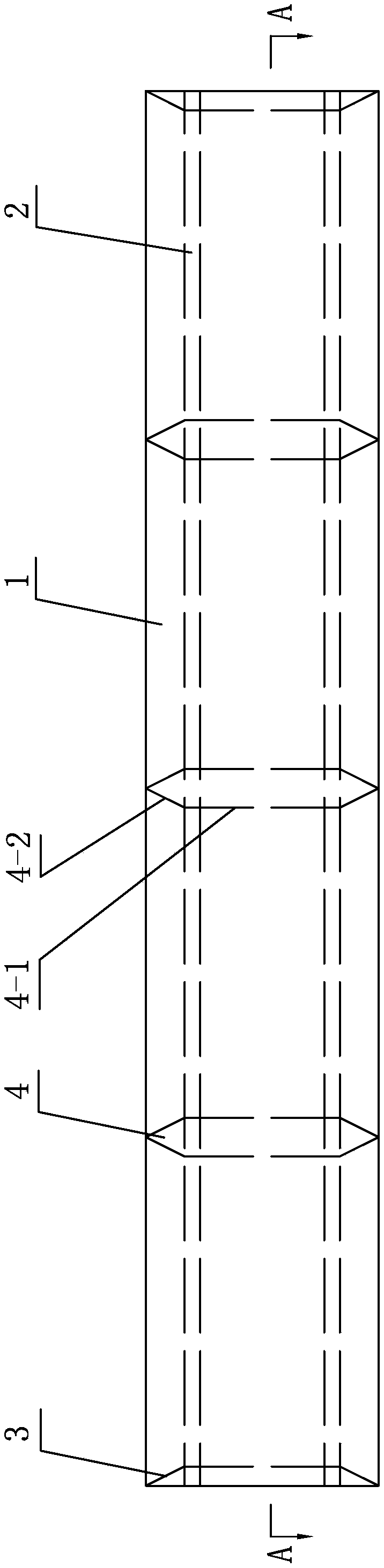 Prestressed concrete single slope double t-slab