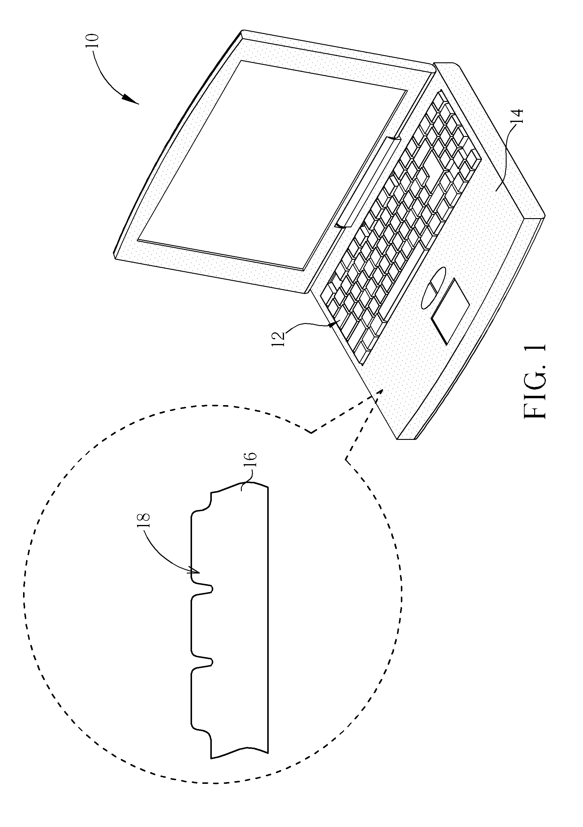 Method for forming a concavo-convex textured structure on a housing of an electronic device and related structure