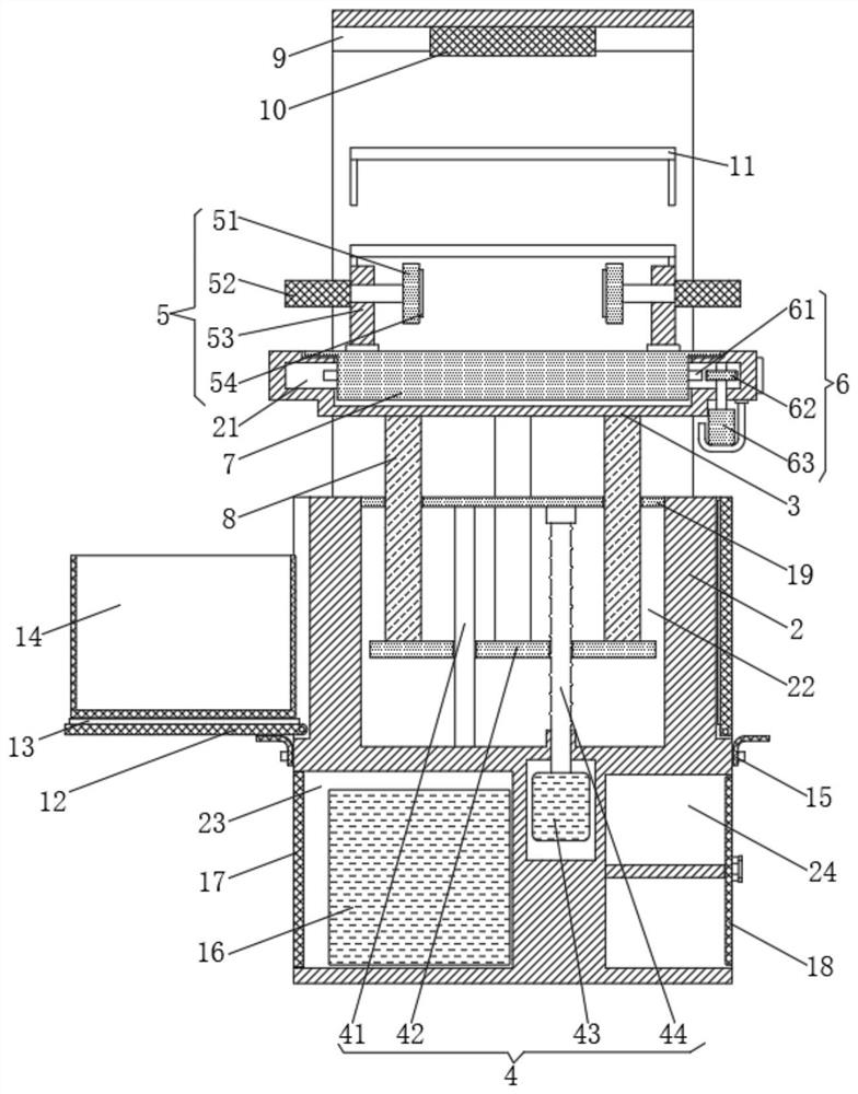 Auxiliary device for new energy automobile part detection