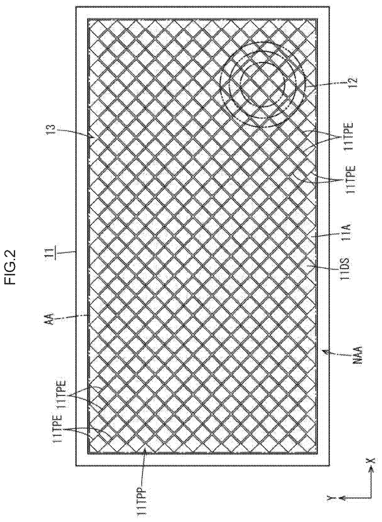 Input detecting device