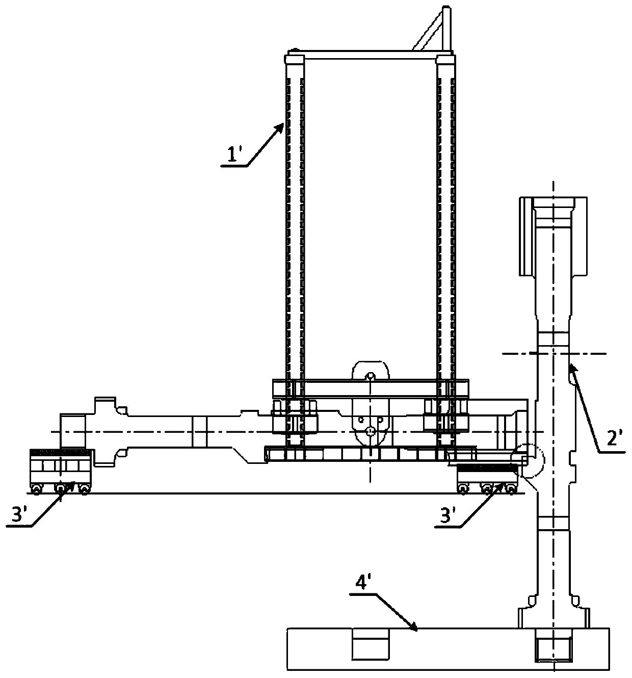 Mounting method for preventing rolling mill housings from interfering during lifting