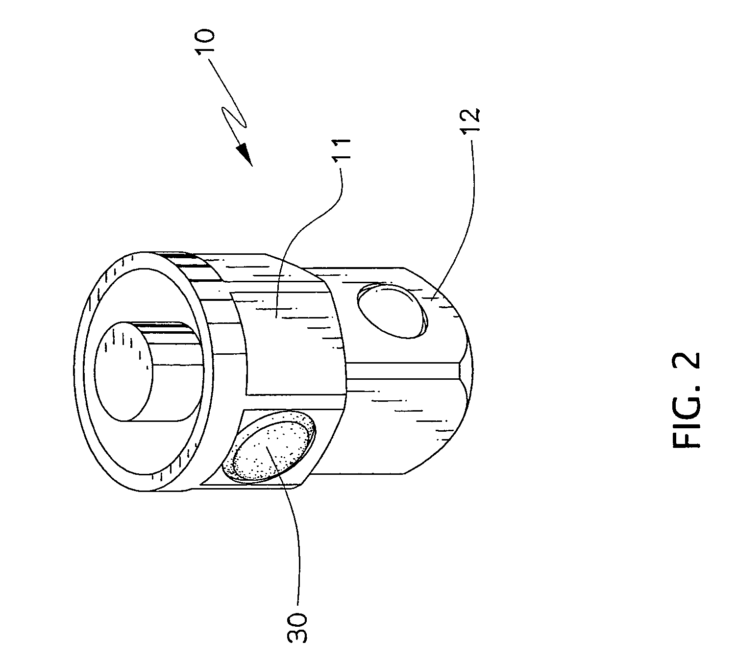 Adapter engaging structure