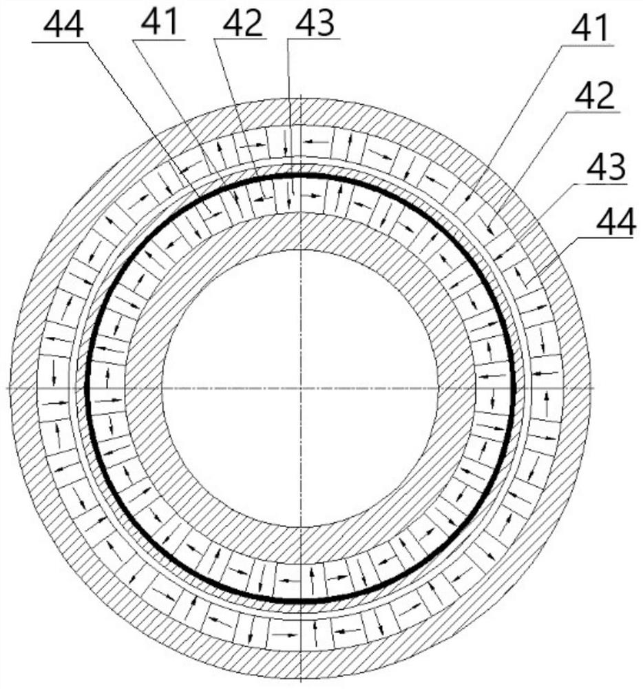 Magnetic coupler with electromagnetic slip damping