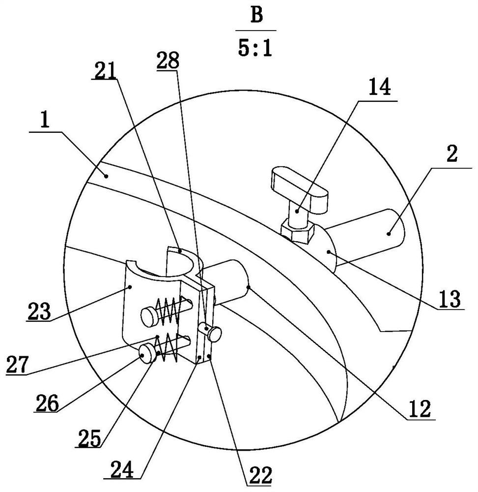 Bracket for lightning arrester test