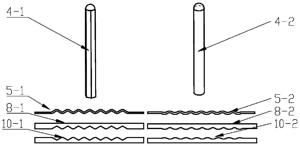 A small dense multi-point flexible mold