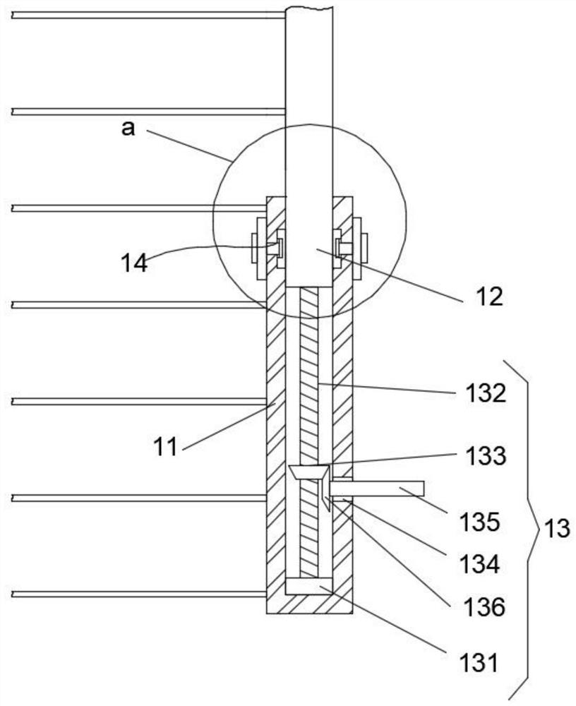 Reinforced protection structure for side wall of foundation pit