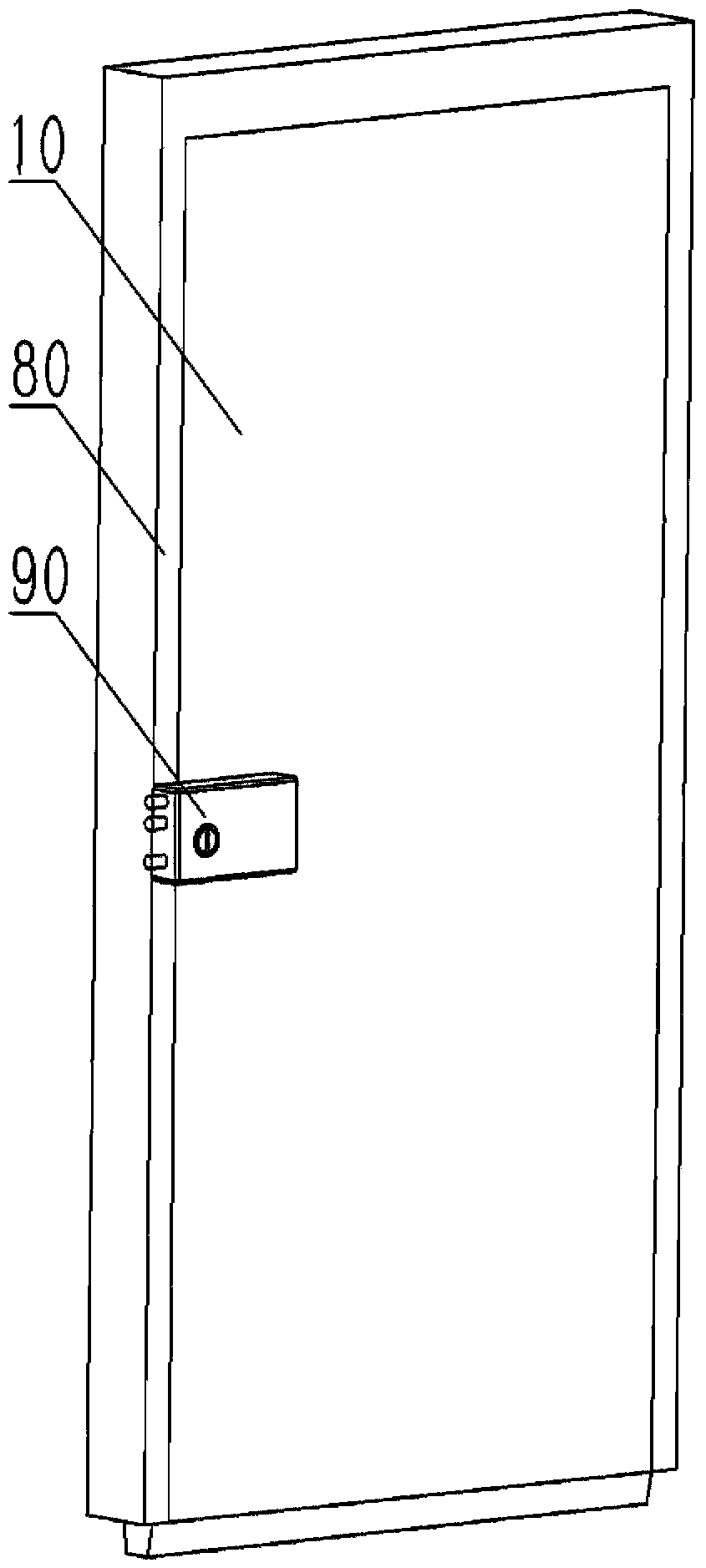 Sealing structure of wooden door