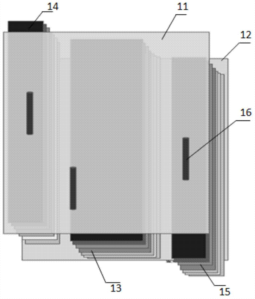 Layout method and device for realizing interference-free power supply of internal analog modules of chip