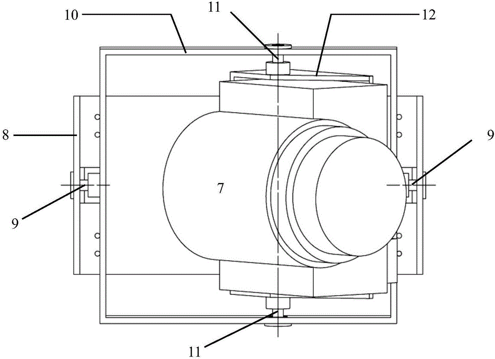 View-variable three-dimensional reconstruction device based on laser radar swinging