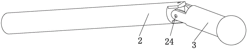 Medical grinding power device with angle adjusting function