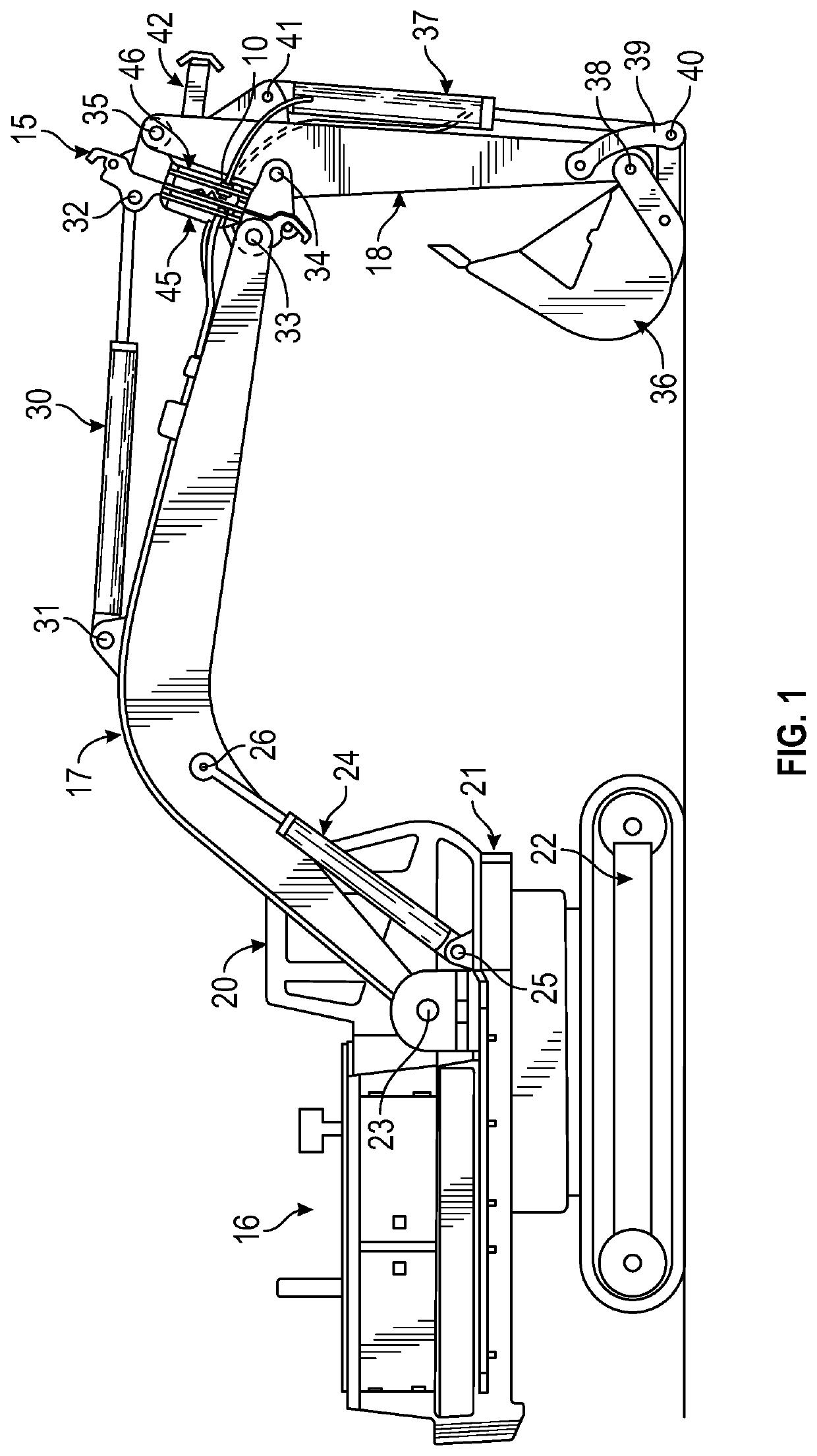 Device to couple members of a heavy-duty machine