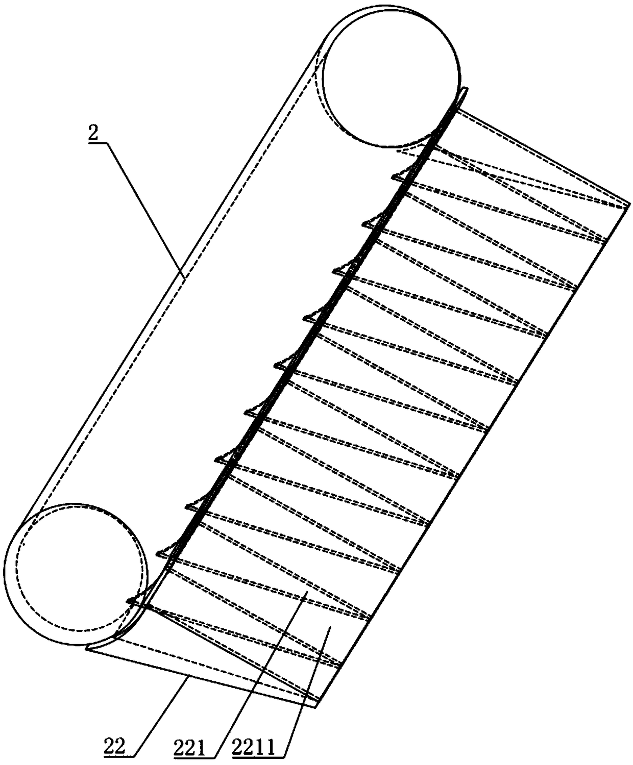 Gravure printing machine and its scraping device