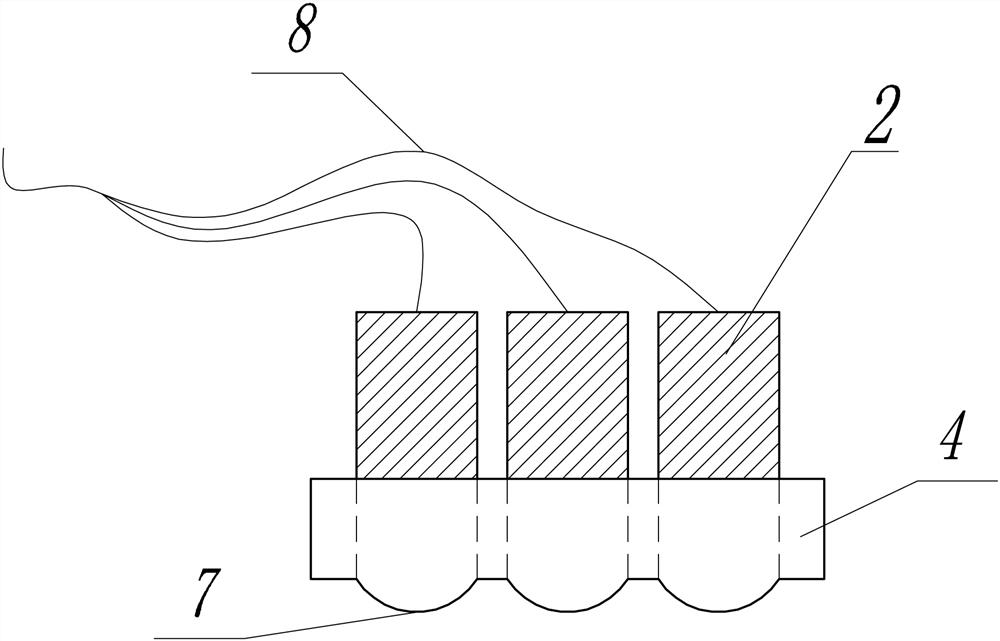 A device and method for preparing vegetation soil layer with magnetic mortar