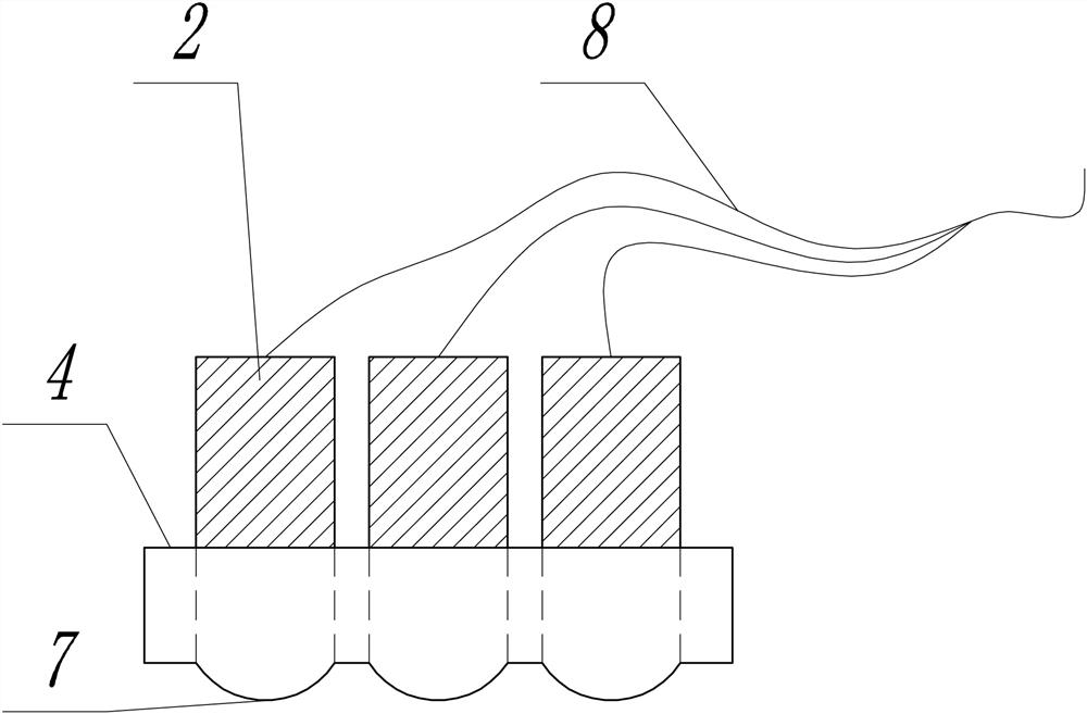 A device and method for preparing vegetation soil layer with magnetic mortar