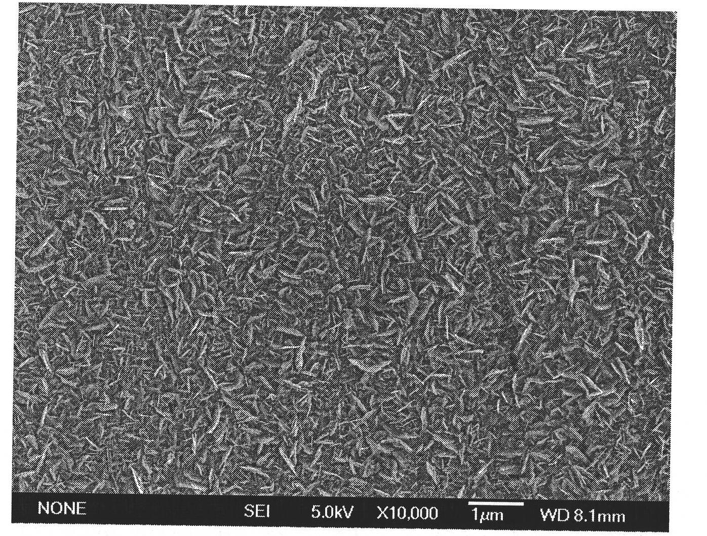 Method for covering silver nano-film on copper material