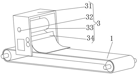 A cardboard laminating machine synchronous cutting natural curing equipment