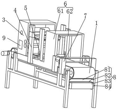 A cardboard laminating machine synchronous cutting natural curing equipment