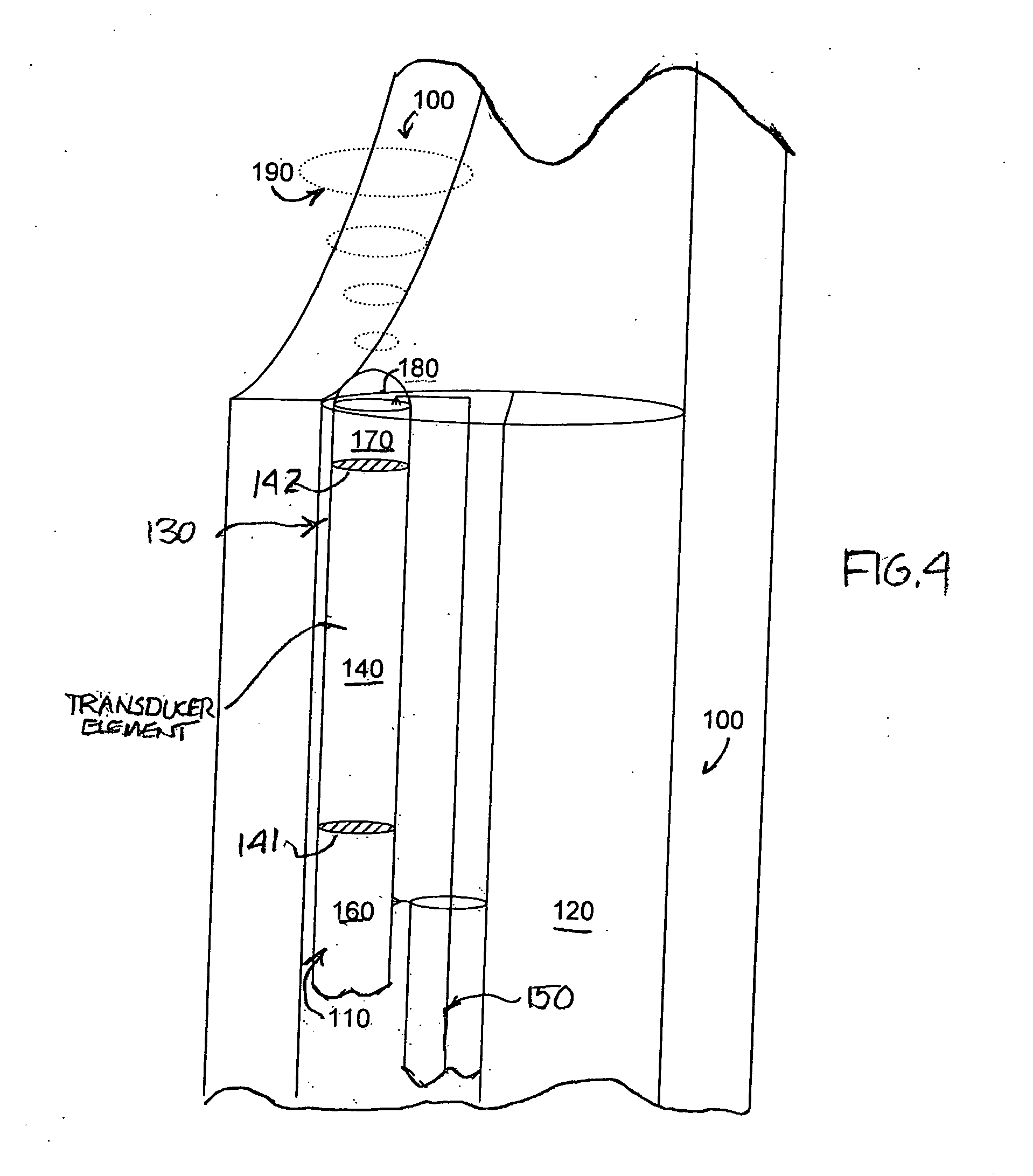 Acoustic device for needle placement into a joint