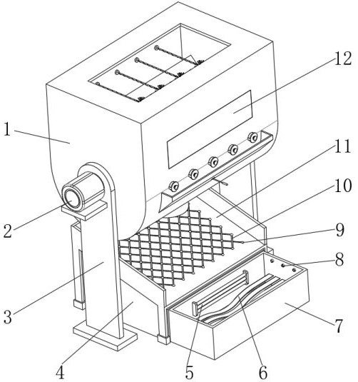 Efficient cleaning device for gynecological instruments