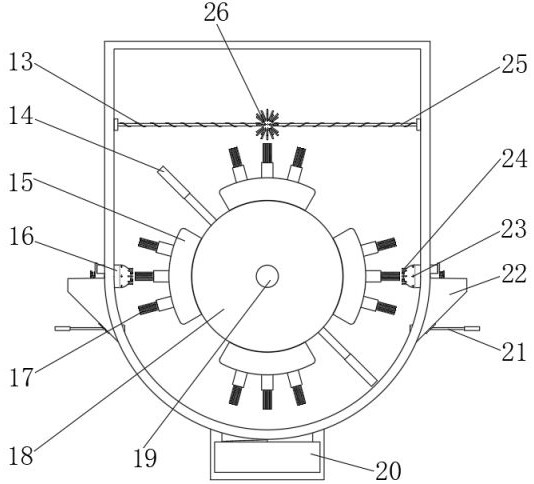 Efficient cleaning device for gynecological instruments