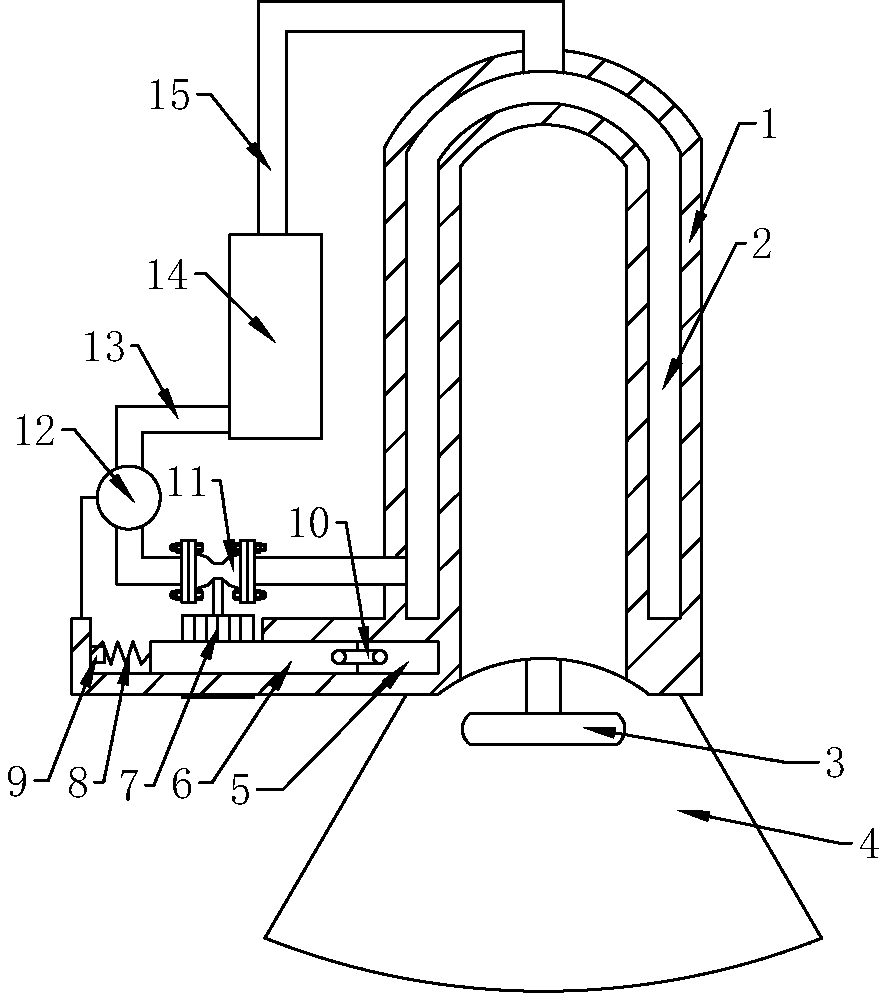Circulating water cooling device