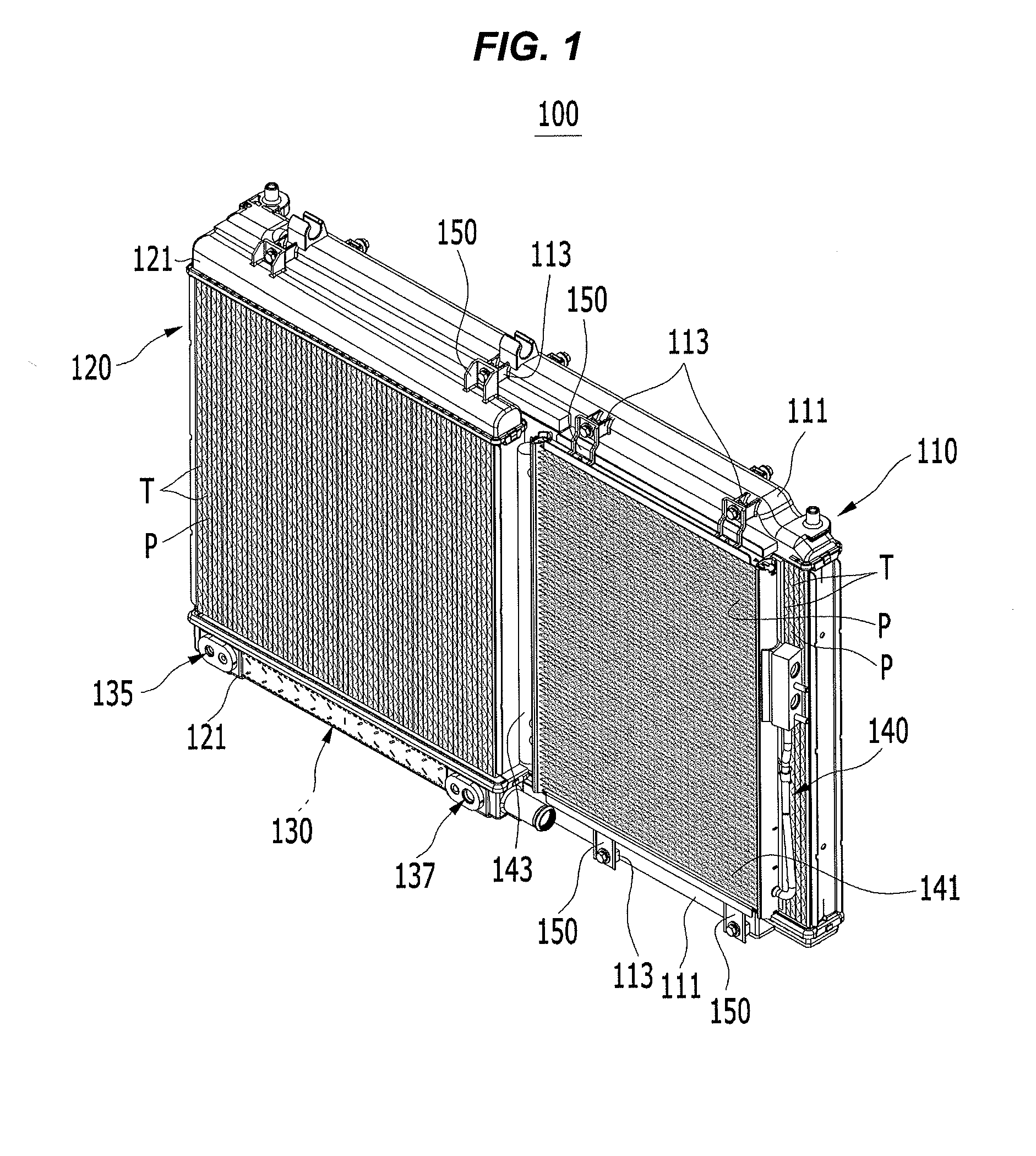 Cooling module for vehicle