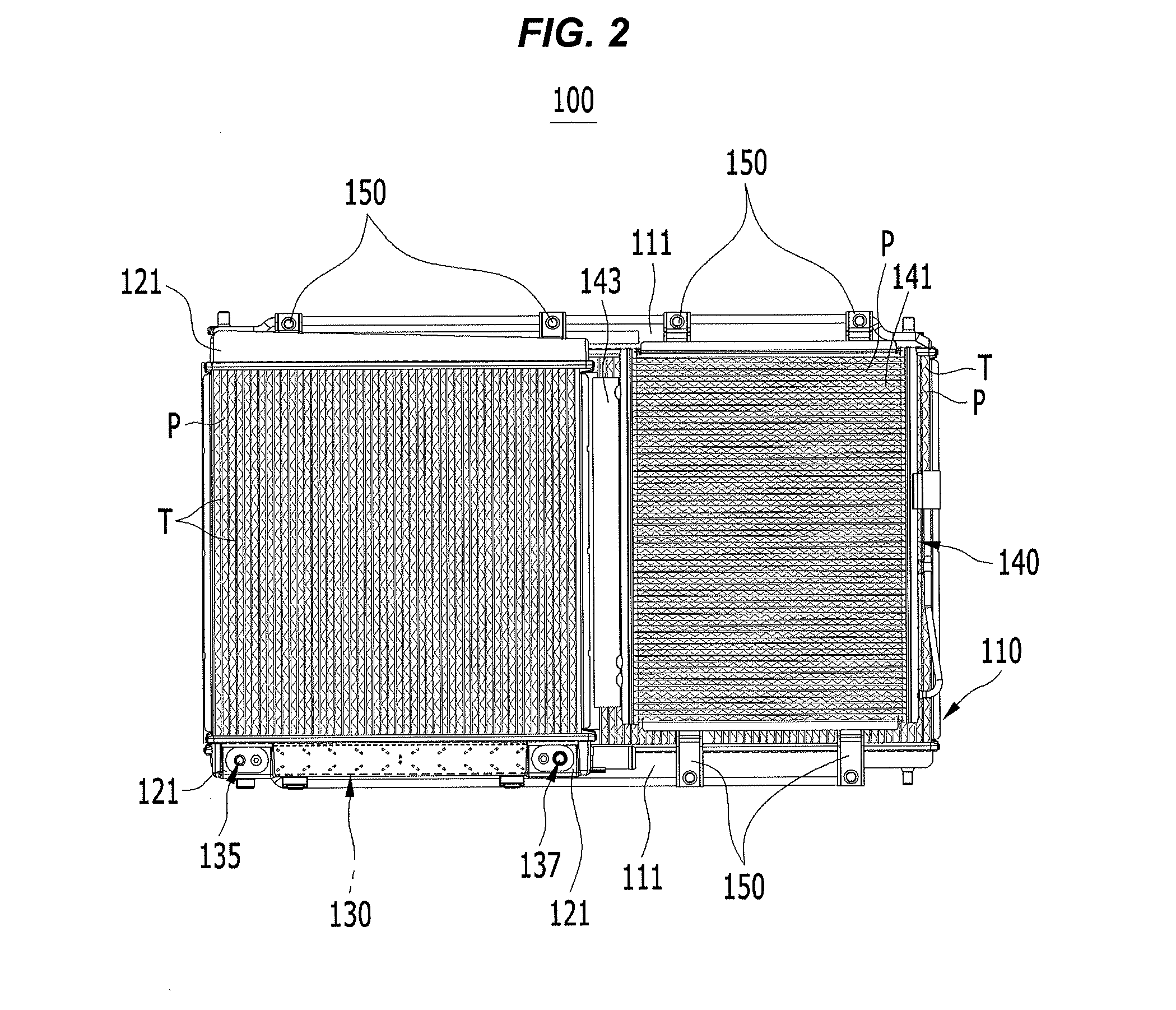 Cooling module for vehicle