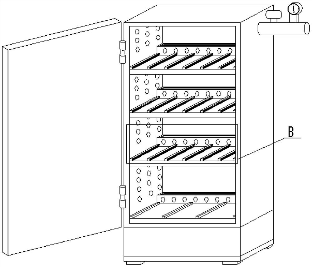 Reagent storage cabinet for laboratory