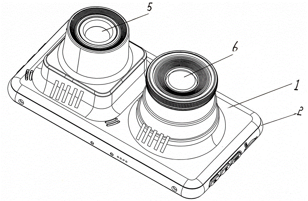 Vehicle-mounted near-infrared night vision device and operation method thereof