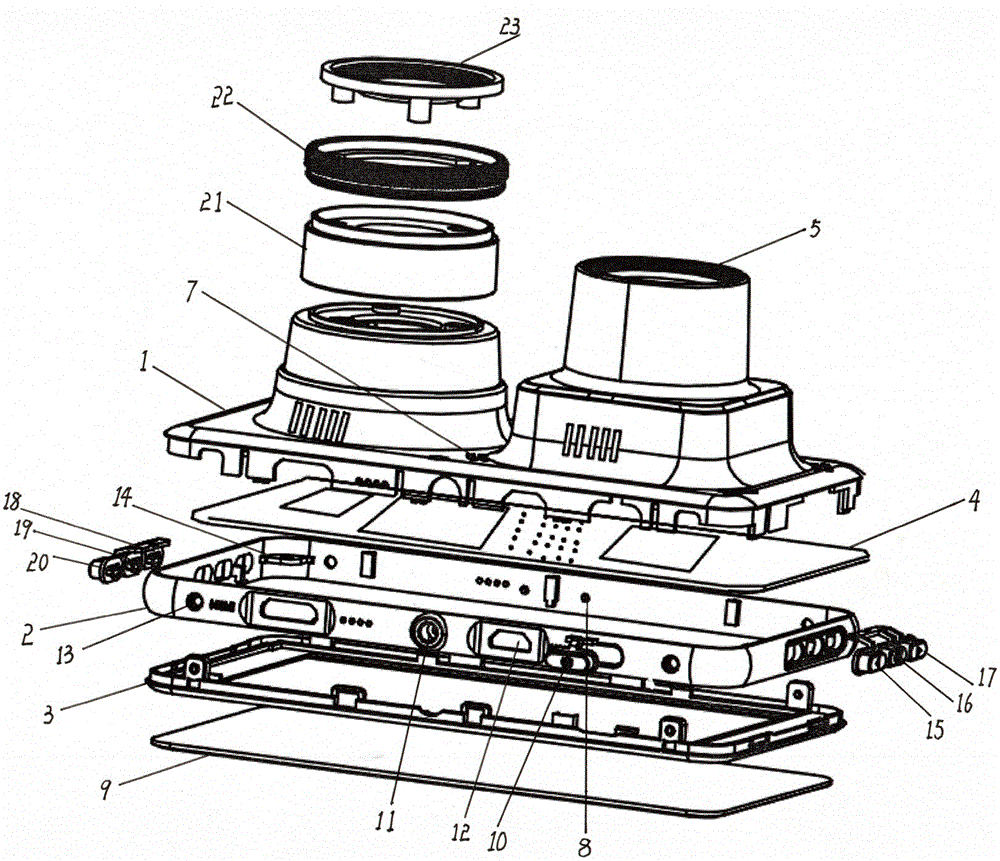 Vehicle-mounted near-infrared night vision device and operation method thereof