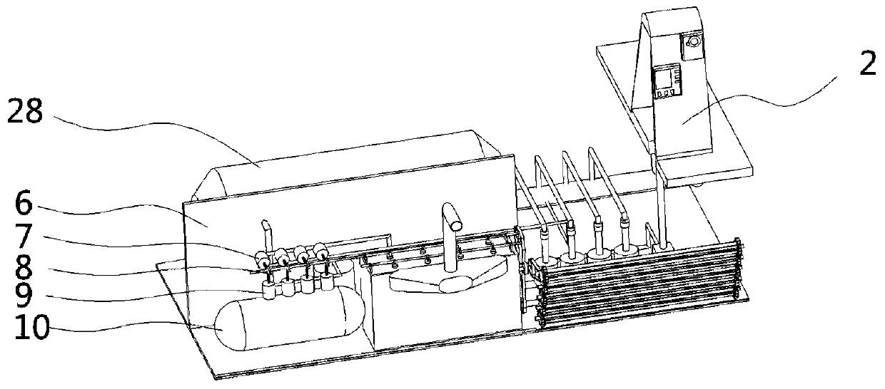 lng ship conveying refrigeration system and refrigeration conveying method