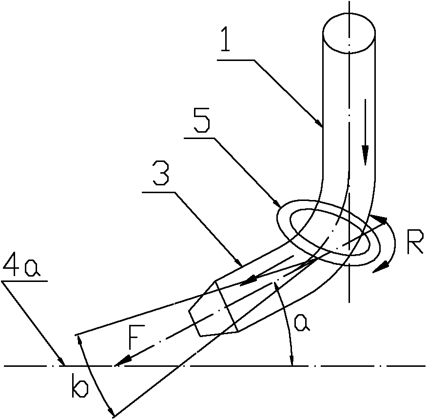 Inclined type water turbine with adjustable jetting angles and multiple nozzles