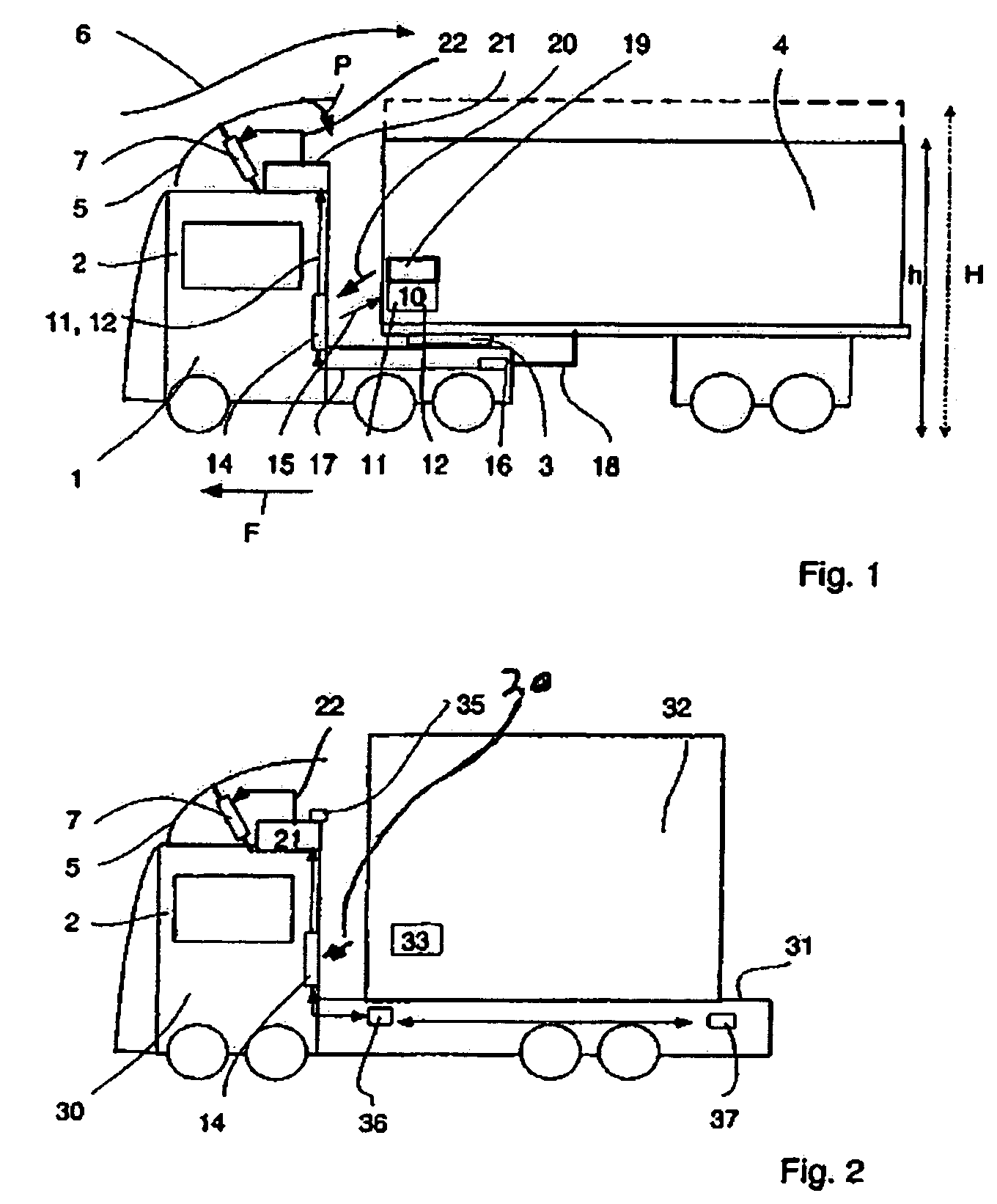 Apparatus for the airflow-optimized orientation of an airflow deflector