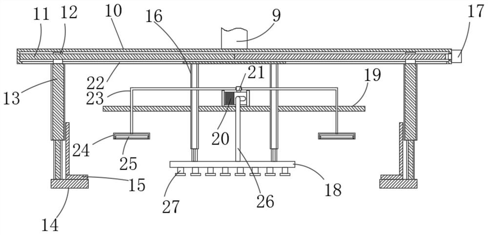 A liquid crystal display glass plate assembly line automatic surface treatment equipment