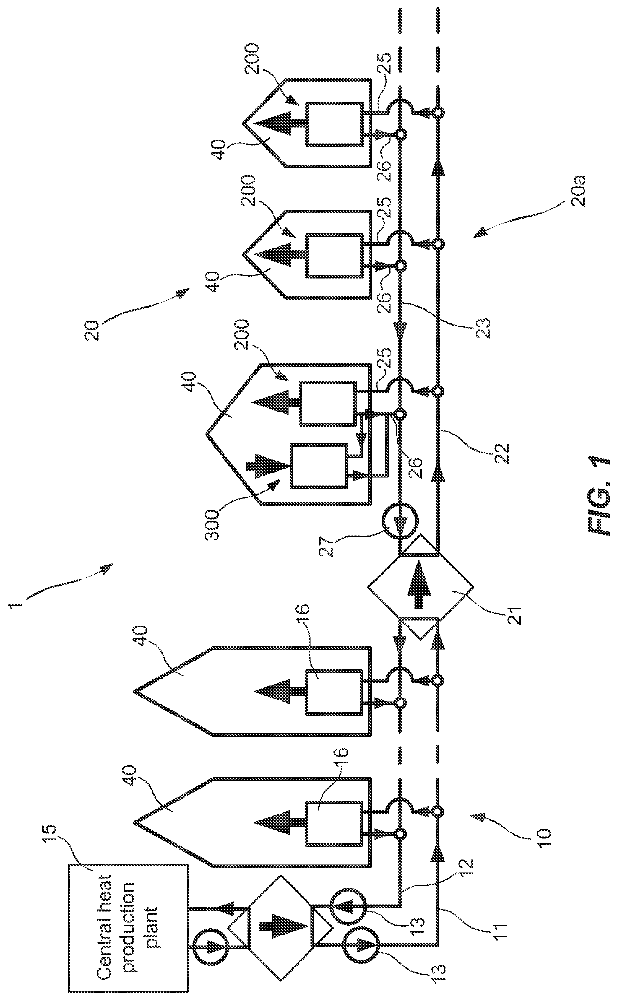 Energy distributing system