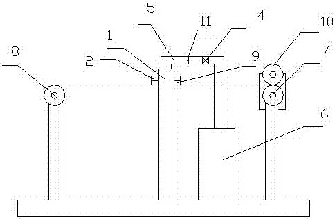 Dust sucking machine for lining cloth production