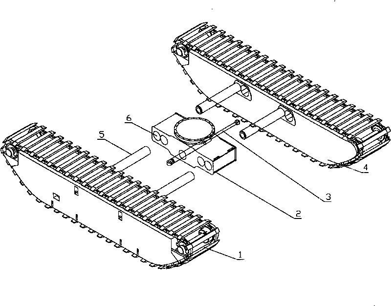 Telescopic mechanism of wetland excavator walking device