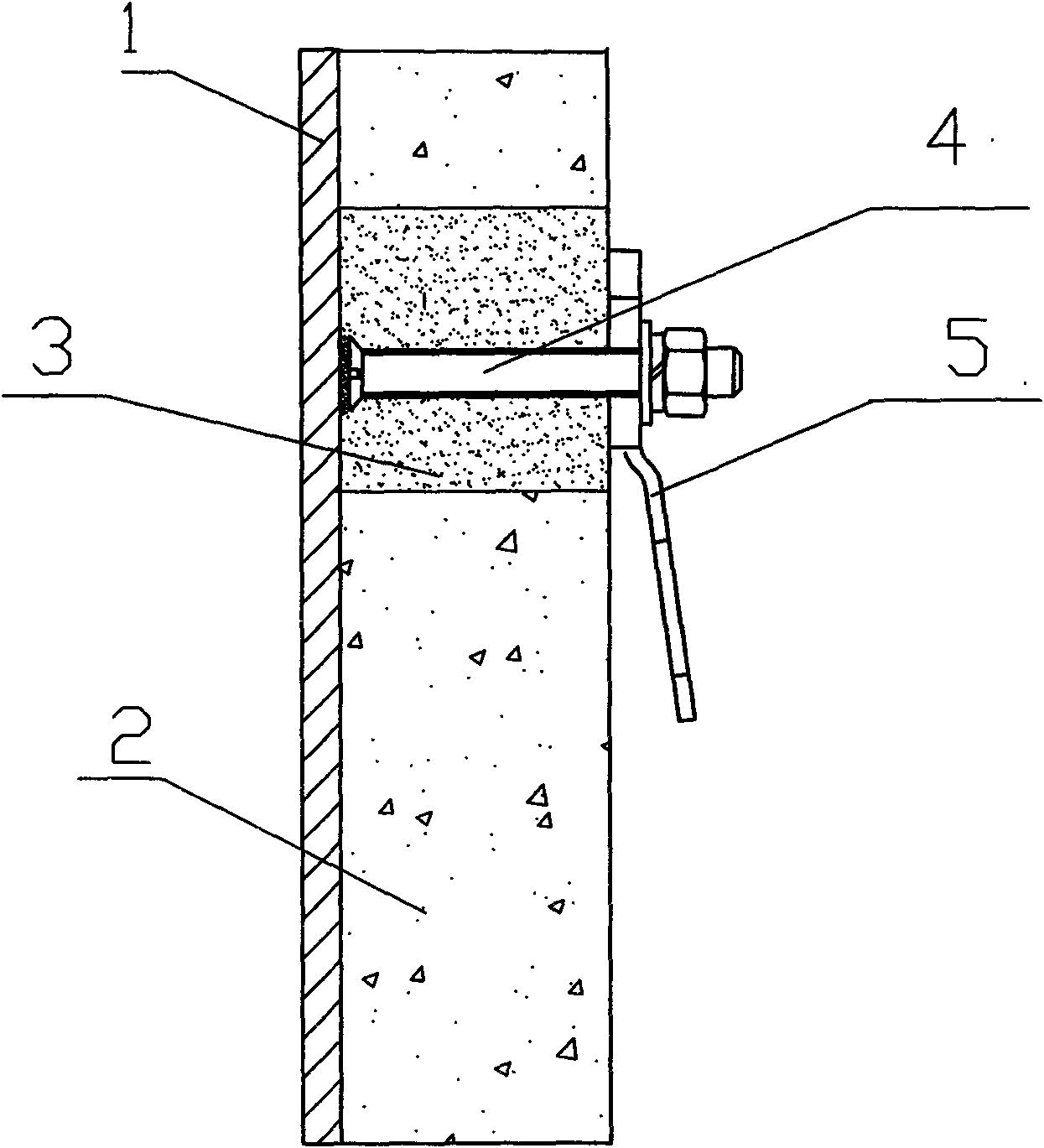 High-strength fireproofing heat-insulating decorative board provided with internal fixed connecting members