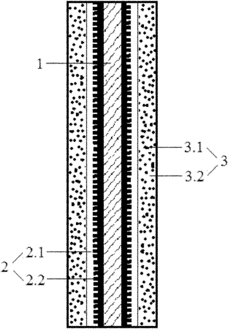 Light composite electro-catalysis energy-saving anode for non-ferrous metal electro-deposition and preparation method thereof