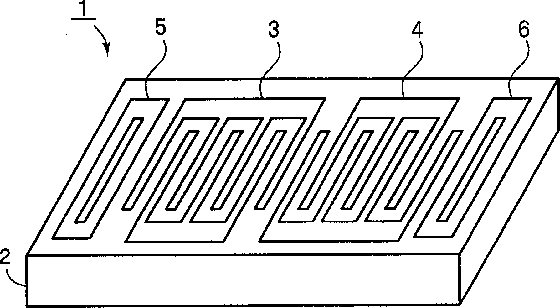 Elastic surface-wave device
