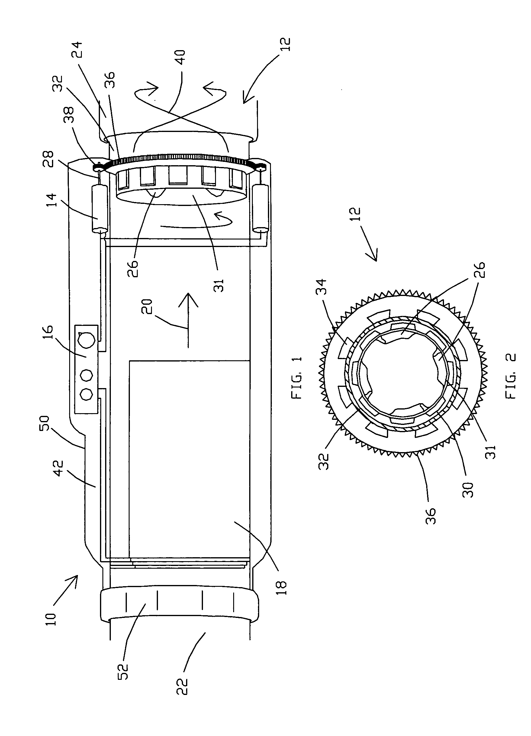Water treatment turbine apparatus and method