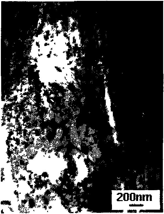 High speed processing method for realizing superfine crystal grain structure on metallic material surface