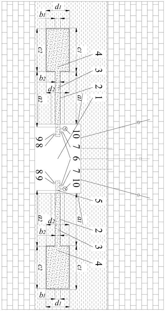 Whole-process resistance-adjustable pressure yielding method for large deformed roadway