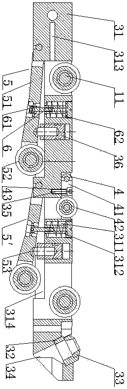 A device for removing burrs in high-precision pipelines with built-in impedance