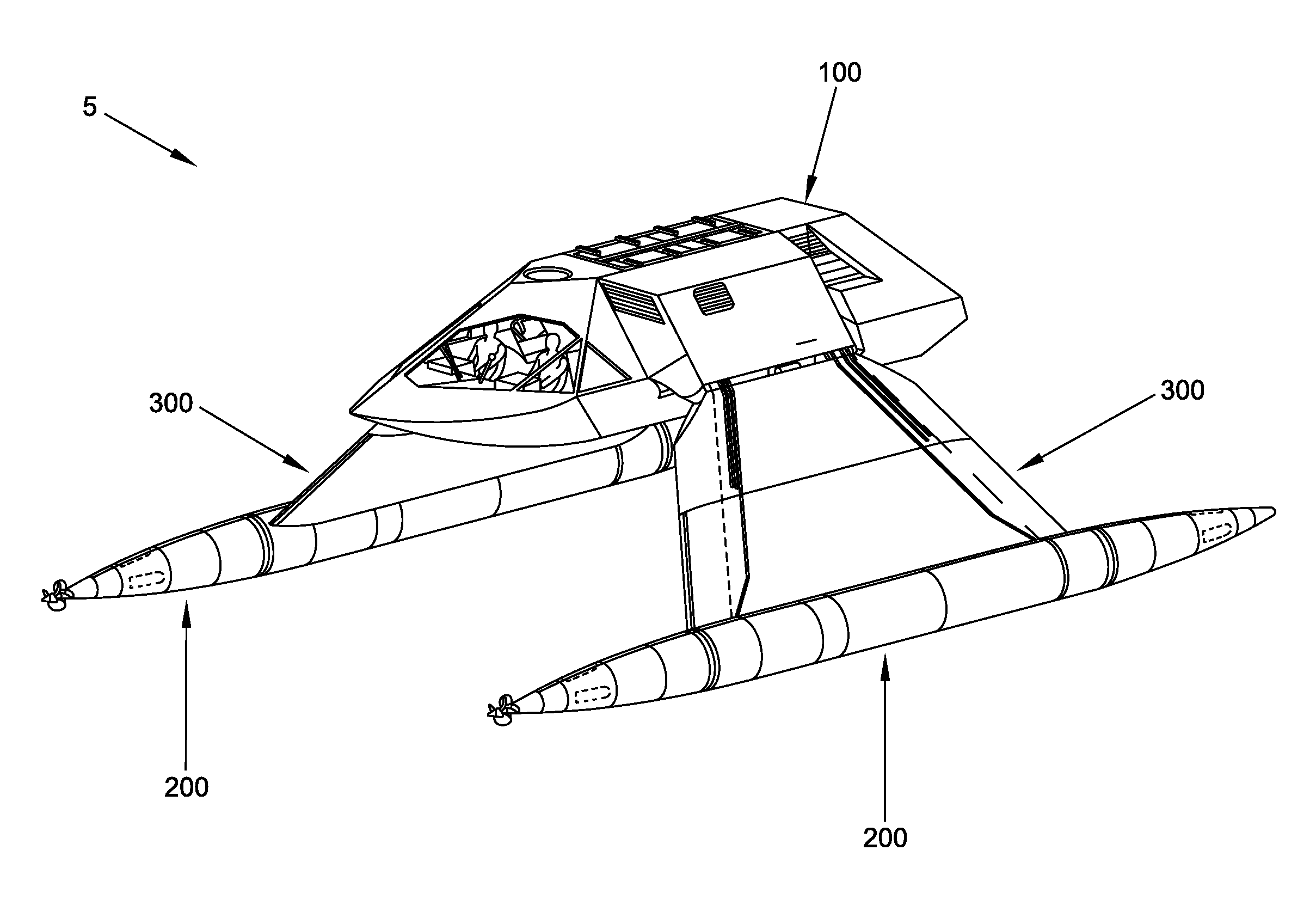 High speed surface craft and submersible vehicle