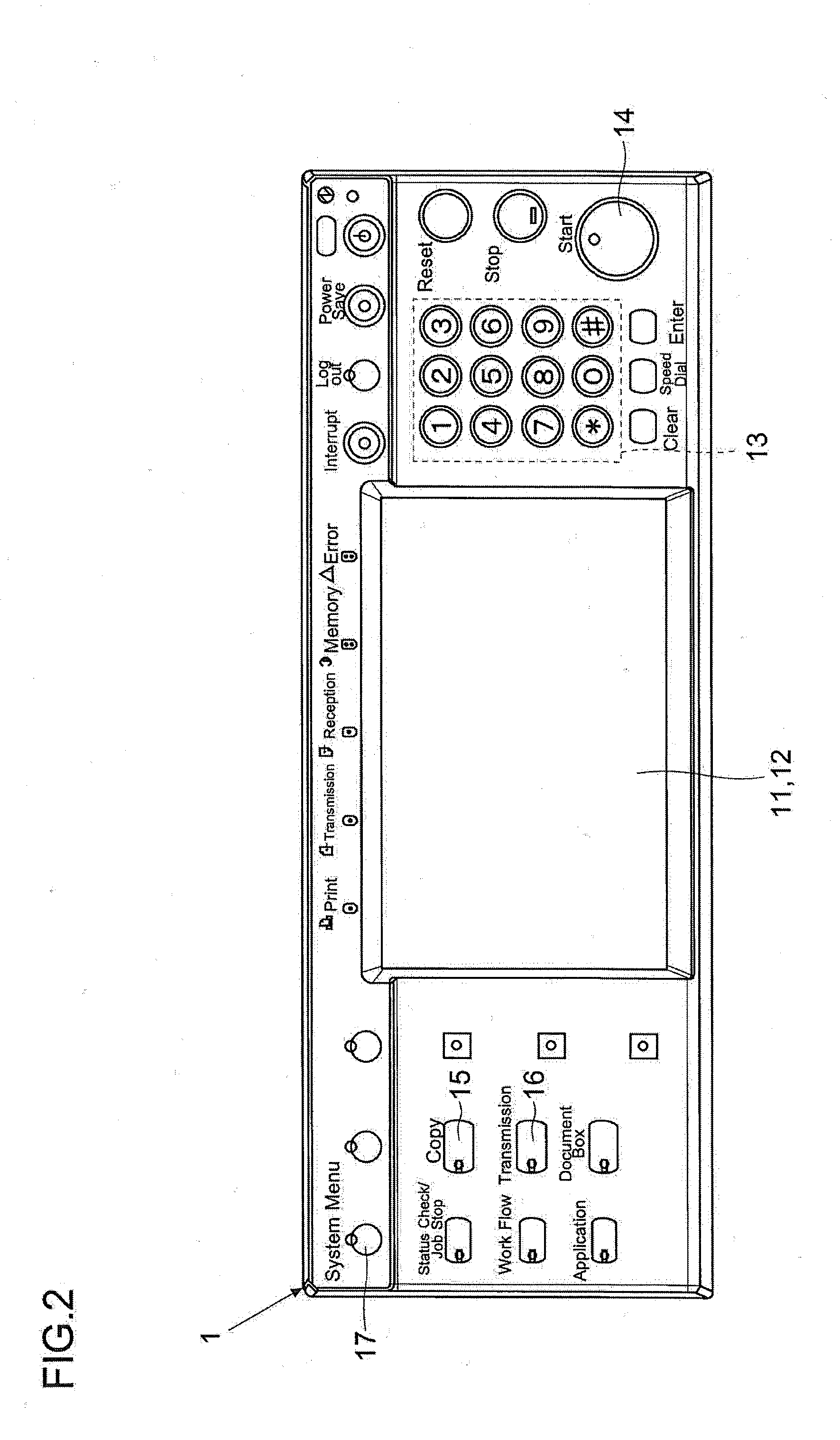 Display input device, image forming apparatus, and control method of display input device